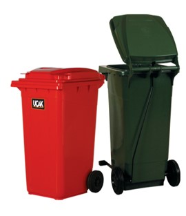 Plastik 120 Lt Çöp Konteyner